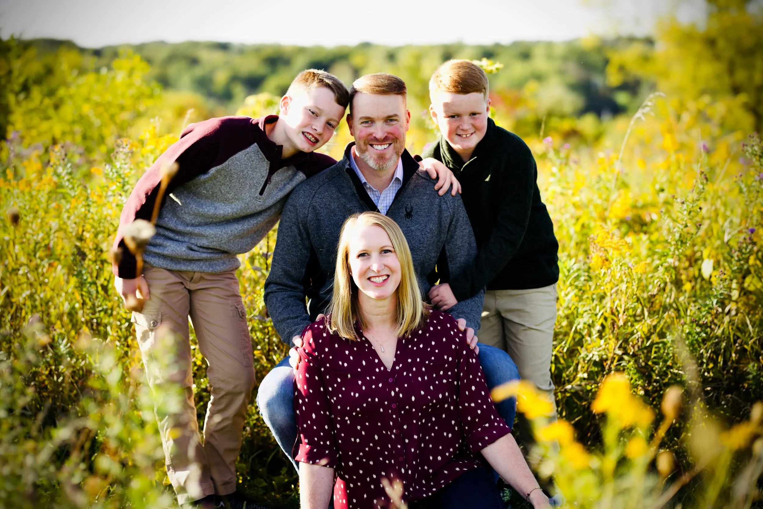 Outdoor family portrait, Sussex WI — photo 42 by Doug Cravillion Photography