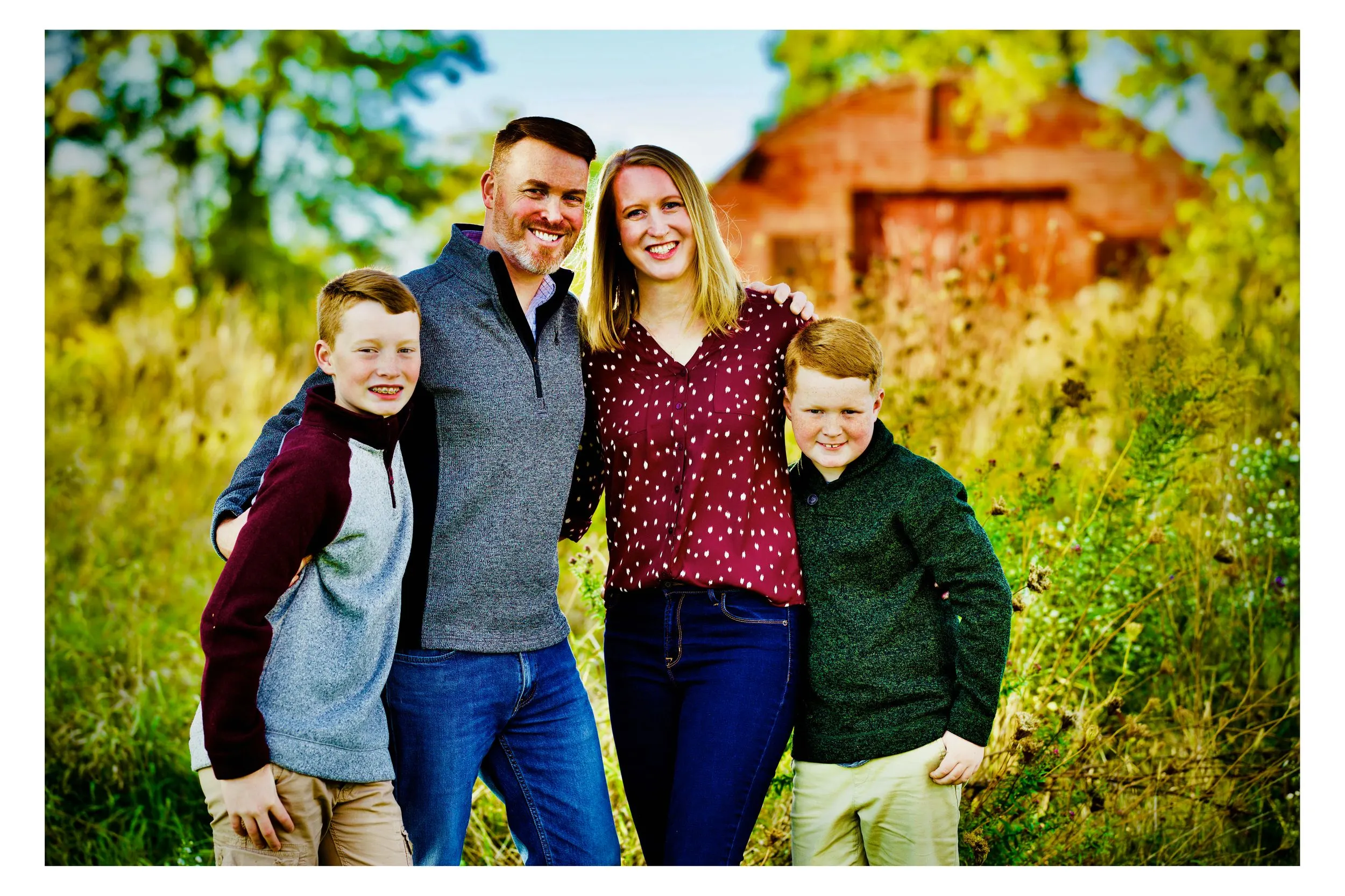 Outdoor family portrait, Sussex WI — photo 68 by Doug Cravillion Photography